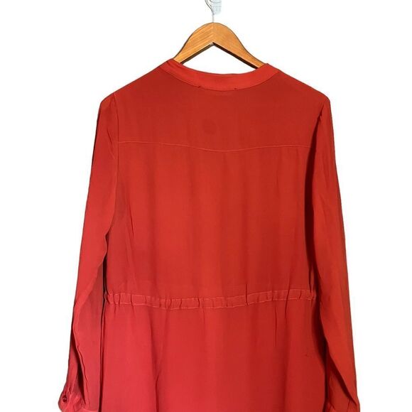 3 for $30! Fate orangey long sleeve dress. - Picture 8 of 11